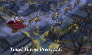 Christmas card-‘Twas the Night: Fauquier (red)